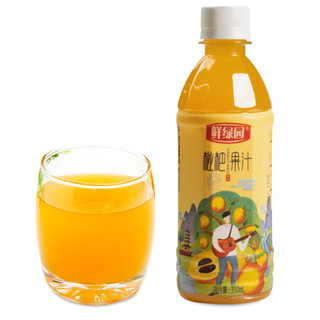 鲜绿园 枇杷果汁 350ml*12瓶