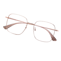 JingPro 镜邦 31501 玫瑰金合金眼镜框+1.74折射率 防蓝光镜片