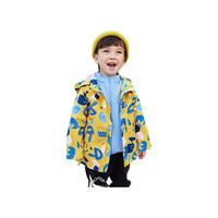 MarColor 马卡乐 BASIC系列 500122182203-3508 男童冲锋衣两件套 芥末黄色调 90cm