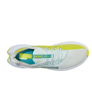 HOKA ONE ONE Carbon卡奔X Carbon X3 女子跑鞋 1123193-BSEP 海盐白/月见草绿 38