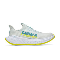 HOKA ONE ONE Carbon卡奔X Carbon X3 女子跑鞋 1123193-BSEP 海盐白/月见草绿 40
