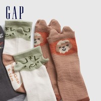 Gap 盖璞 婴儿短袜三双装734623春季2022新款童装