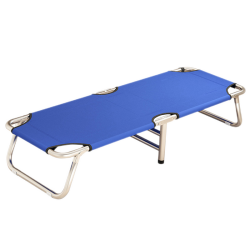 泉枫 折叠沙滩床 小号天蓝色 130*48cm