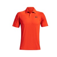 安德玛 官方UA T2G男子柔软高尔夫运动Polo衫1368122 橙色296 M