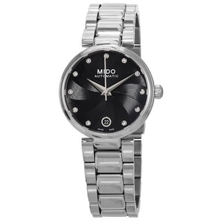 MIDO 美度 Baroncelli Donna Automatic Diamond Black Dial Ladies Watch M022.207.11.056.10