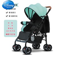 Disney 迪士尼 商场同款婴儿车可坐可躺可折叠轻便婴儿推车宝宝车四季儿童婴儿车 薄荷绿