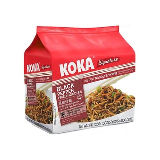 KOKA 可口 黑椒炒面 85g*5袋