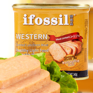 ifossil 澳弗森 午餐肉罐头 西式风味 340g*3罐