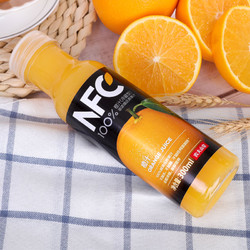NONGFU SPRING 农夫山泉 NFC果汁（冷藏型）100%鲜果压榨橙汁 300ml*4瓶