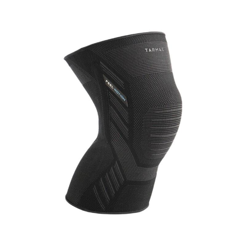 优选迪卡侬 男式/女式左/右护膝500 4102025单只_黑 36-39cm