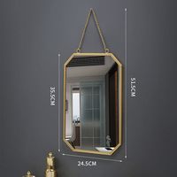 vieruodis 铁艺挂墙镜