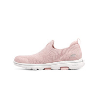 SKECHERS 斯凯奇 GO WALK系列 女子休闲运动鞋 124214/LTPK 浅粉色 35.5