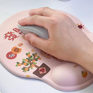 御壶堂 创意卡通鼠标垫护腕硅胶键盘手托可爱女生办公加厚手腕垫萌物手枕动漫3D立体二次元个性掌托预防鼠标手