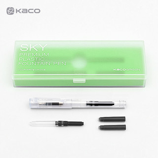 KACO 文采 钢笔 K1020 透明款 EF尖 单支装