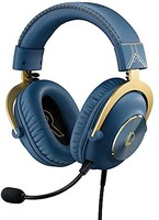 Logitech G PRO X 游戏耳机 英雄联盟官方版 - 蓝色/金色