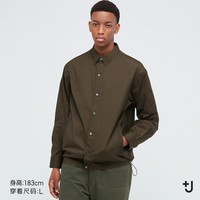 UNIQLO 优衣库 男装 +J 宽松外套式衬衫 446428