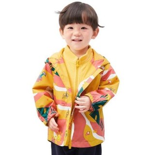 mini balabala 迷你巴拉巴拉 ZA0E051223286-00363 儿童冲锋衣两件套 红黄色调 110cm