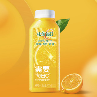 WEICHUAN 味全 每日C 100%橙汁 300ml