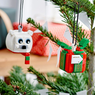 LEGO 乐高 圣诞节系列 40494 北极熊与礼品盒套装
