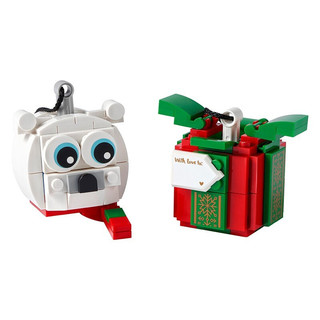 LEGO 乐高 圣诞节系列 40494 北极熊与礼品盒套装