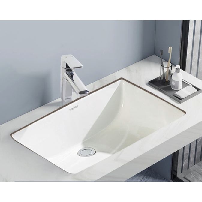 faenza 法恩莎 fp4623 陶瓷台下小号方盆 含黑色抽拉龙头