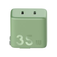 ZMI HA726 氮化镓充电器 双Type-C 35W 墨绿色