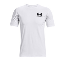 UNDER ARMOUR 安德玛 ABC Fill Wordmark 男子运动T恤 1361672-100 白色 L