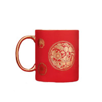 故宫文化 1200330101201 岁朝佳兆 马克杯 450ml 福桃