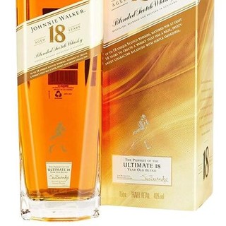 JOHNNIE WALKER 尊尼获加 18年 调和 苏格兰威士忌 40%vol 1L