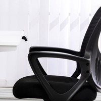 恒林 3519 小水母电脑椅 黑色 固定扶手款