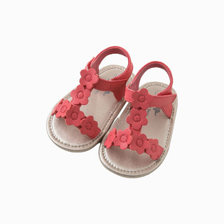 戴维贝拉 童装夏季新款婴儿凉鞋女宝宝软底步前鞋