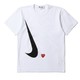 COMME des GARÇONS Play x Nike 联乘系列 短袖T恤