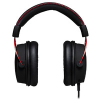 HYPERX 极度未知 CLOUD ALPHA 耳罩式头戴式降噪有线耳机 黑色 3.5mm+灵音声卡