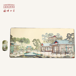 中国国家博物馆 山茶锦鸡图 丝绸鼠标鼠标垫套装