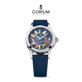 CORUM 昆仑 海军上将系列 女士机械表 A400/03173