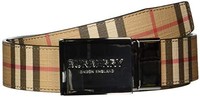 BURBERRY 博柏利 皮带 8019817 复古格子 两面可用 皮革 真皮