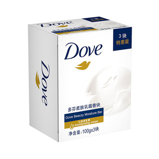 Dove 多芬 柔肤乳霜香块 100g*3块