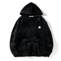 PANCOAT 盼酷 女士连帽卫衣 PCCTT213308U 黑色 S