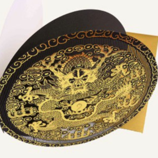中国国家博物馆 龙纹斗 方纸漆盒贺卡