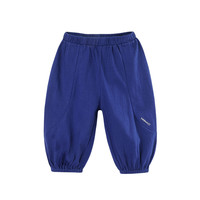 YeeHoO 英氏 YRKCJ11285A01 儿童居家长裤 宝蓝 110cm