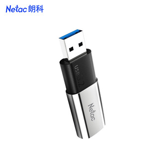 Netac 朗科 256GB USB3.2 超极速固态U盘 US2 金属U盘 读速530MB/s 写450MB/s 移动固态硬盘速度狂飙