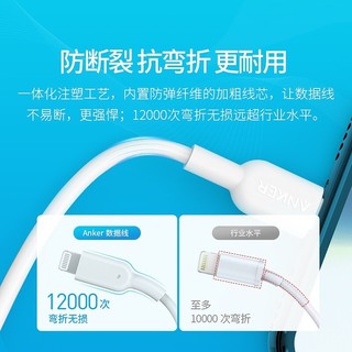 Anker 安克 MFI认证 iPhone快充数据线 0.9m