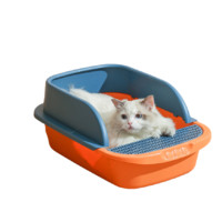 D-cat 多可特 半封闭式猫砂盆 布鲁蓝 大号