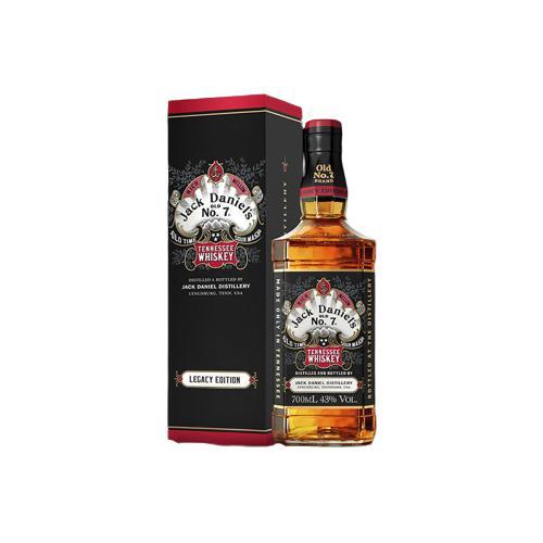 JACK DANIEL‘S 杰克丹尼 传承限量版黑色 美国 田纳西威士忌 43%vol 700ml 礼盒装