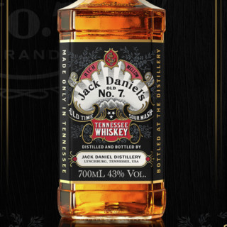 JACK DANIEL‘S 杰克丹尼 传承限量版黑色 美国 田纳西威士忌 43%vol 700ml 礼盒装