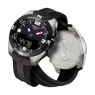 tissot 天梭 t-touch ii系列 45毫米石英腕錶 t091.420.47.207.01