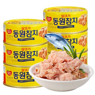 DONG WON 东远 韩国进口东远金枪鱼罐头吞拿鱼罐头三明治寿司饭团材料 原味油浸罐头100g