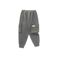 balabala 巴拉巴拉 208122108104-20218 男童大口袋长裤 品灰 120cm
