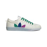 adidas ORIGINALS Nizza 中性运动帆布鞋 FX3795 白/绿/蓝/紫 38