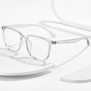 HD 汇鼎 149 透明灰色TR90合金眼镜框+1.60折射率 非球面镜片
